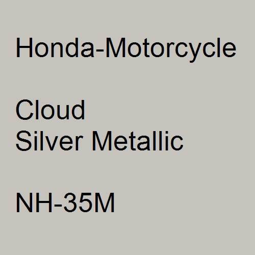 Honda-Motorcycle, Cloud Silver Metallic, NH-35M.